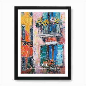 Mediterranean Views Rome 2 Art Print