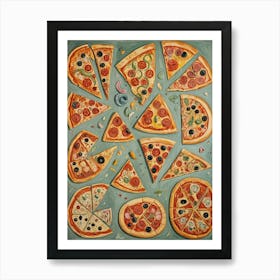 Pizza Slices Galore Affiche