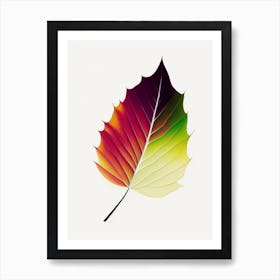 Sycamore Leaf Abstract 3 Art Print