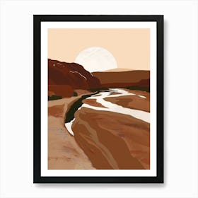 Desert Landscape 28 Art Print