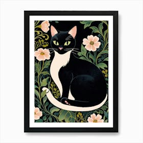 Cat In The Garden 15 Art Print