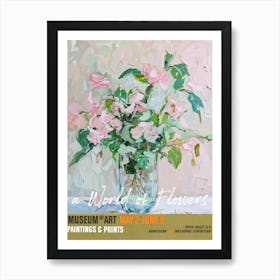 A World Of Flowers, Van Gogh Exhibition Sweet Peas 4 Art Print