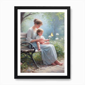 Mother And Child 2 Art Print