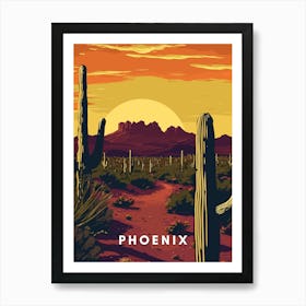 Phoenix, Arizona Art Print