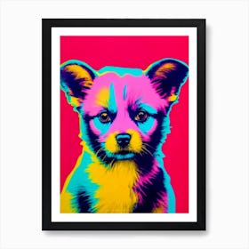 Papillon Andy Warhol Style Dog Art Print