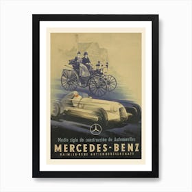 Mercedes Benz Poster, Jupp Wiertz Art Print