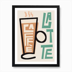 Caffe Latte Art Print