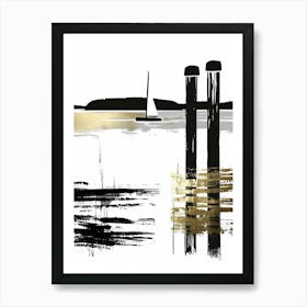 Sailboats On The Water 3 Art Print