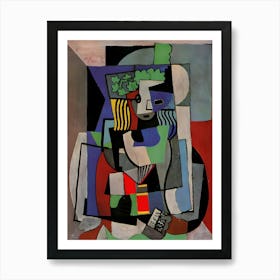 Pablo Picasso Portrait Of A Woman 6 Art Print