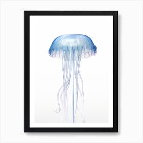 Comb Jellyfish Simple Illustration 6 Art Print