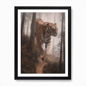 Wild Giant Tiger Forest Art Print