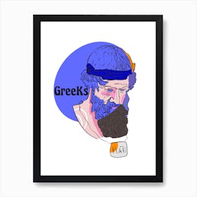 Plato 1 Art Print