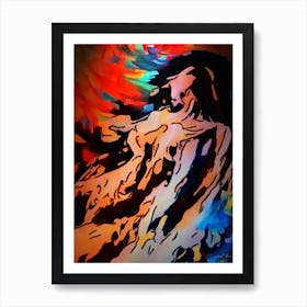 Abstract - Nude Art Print