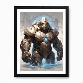 Golem Art Print