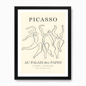 Picasso Au Palais Des Papers Poster