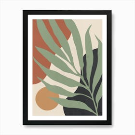 Floral and tropical botanical 13 Art Print