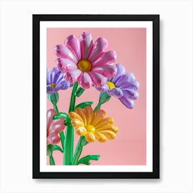 Dreamy Inflatable Flowers Chrysanthemum 3 Art Print