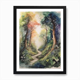 Path In The Woods 1 Art Print