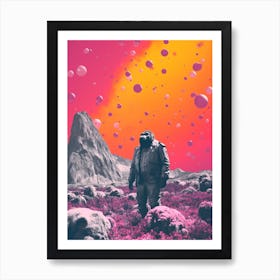 Space Alien Art Print