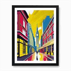 London City Street 2 Art Print