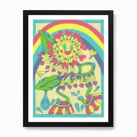 Dancing Flower Art Print