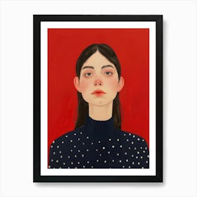 Portrait Of A Girl 16 Art Print