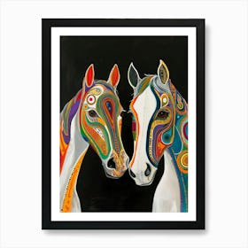 Two Horses 1 Art Print