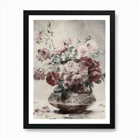 Roses In A Vase 1 Art Print