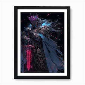 Dark King Art Print