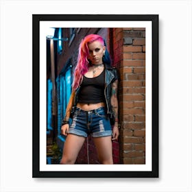 The Return Of Pretty Punk Girl ~Reimagined 36 Art Print