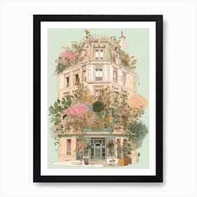 House Of Flowers New York 4 Art Print