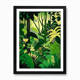 Majestic Jungles 6 Rousseau Inspired Art Print