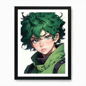 My Hero Academia Izuku Midoriya (Deku) (35) 1 Art Print