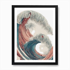 Wave To Me Art Print