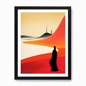 Cape Byron, Australia, Bold Outlines 3 Art Print