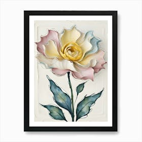 Artistic Abstract Flower Art Print