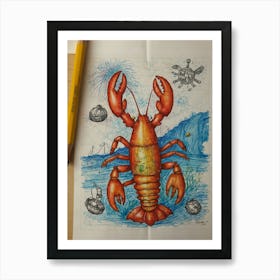 Lobster Art Print