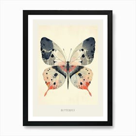 Colourful Insect Illustration Butterfly 32 Poster Art Print