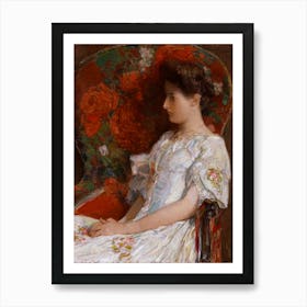 The Victorian Chair, Frederick Childe Hassam Art Print
