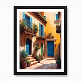 Italian Alleyway Art Print