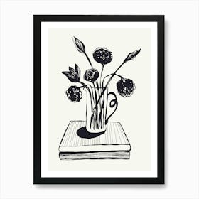 Flowers In A Vase 12 Art Print