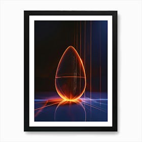 Abstract Egg 1 Art Print