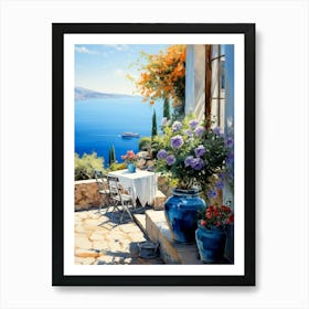 Artists Capture Charm Mediterran Art Print