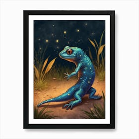 Lizard 4 Art Print