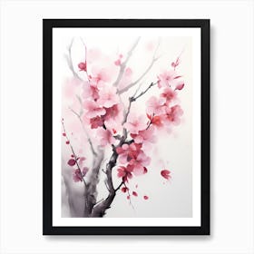 Cherry Blossom Painting 6 Art Print