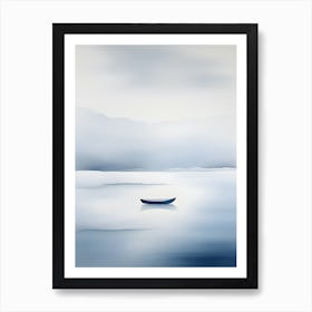 Abstract Boat In The Water 2 Art Print