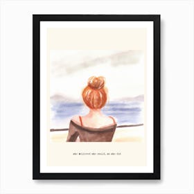 She Believed She Could, So She Did Girl Art Print