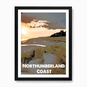 Northumberland Coast, AONB, Area of Outstanding Natural Beauty, National Park, Nature, Countryside, Wall Print, Art Print