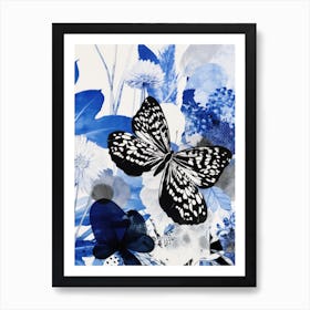 Blue Butterfly Art Print