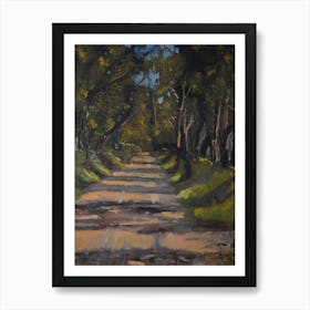 Road In The Woods Art Print